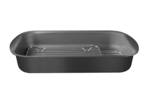 Asadera rectangular con rejilla, línea BRASIL 34cm TRAMONTINA