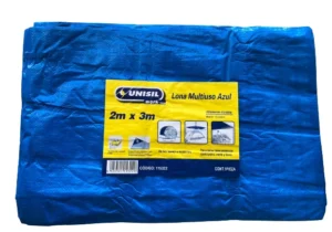 LONA MULTIUSO DE POLYET. AZUL 4 X 5 MTS