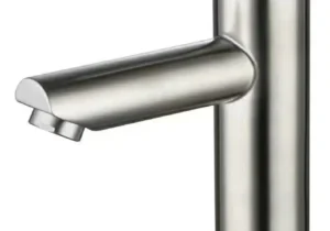 Monocomando lavatorio palito acero inox satin 31cms Wico