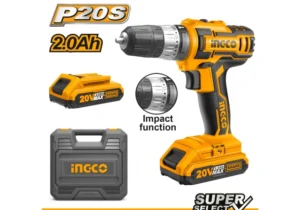 Taladro atornillador a bateria 20v Ingco