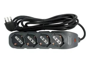 Alargue 4 tomas Schucko 2.5mts Electraline