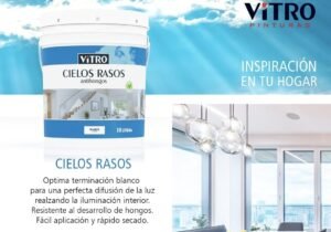 Cielorraso blanco Vitro